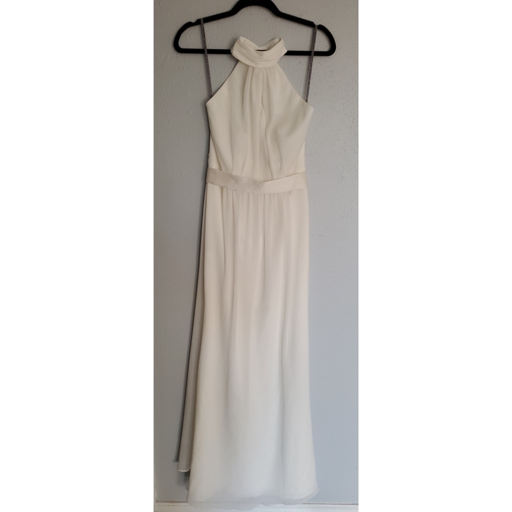 Ivory Chiffon Dress